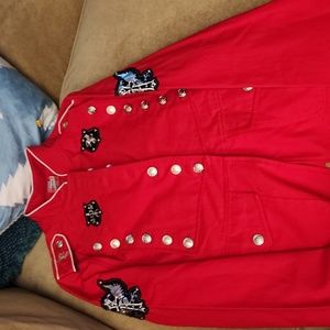 Raw Blue The Denim Gurus Red XL Embellished